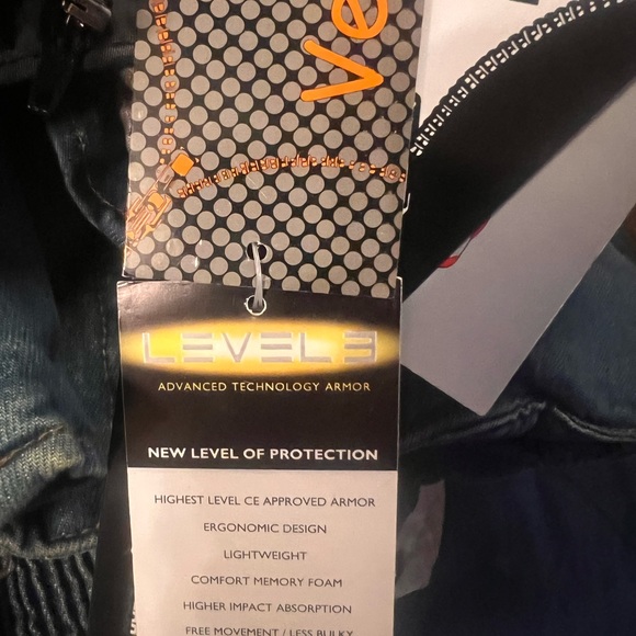 Denim Motorcycle Jacket by Xelement - Picture 8 of 11